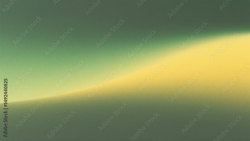 Poster abstract gradient background displaying soft transitions of yellow and green hues for design