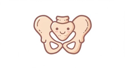 Obraz premium Adorable Cartoon Baby Dinosaur with Cute Expression and Playful Pose