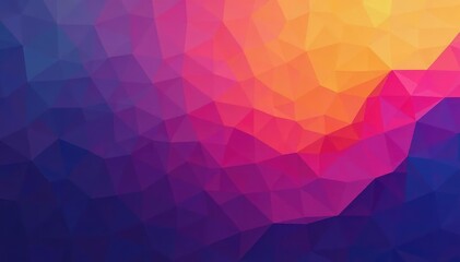 Obraz premium Geometric abstract shapes, vibrant color gradient , seamless, interior, surface