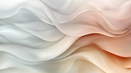 Obraz premium Abstract flowing, soft, elegant waves