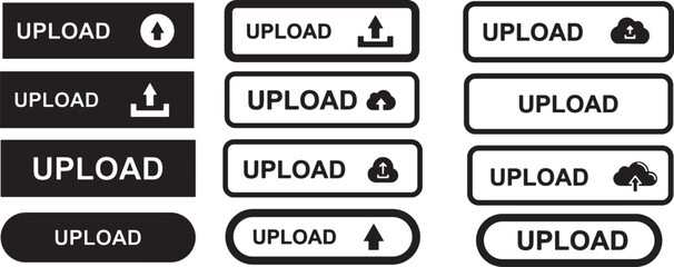 Obraz premium Printable vector illustration of upload icon