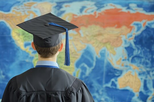 A graduating student contemplates global opportunities.