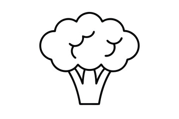 broccoli vector icon