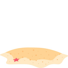 Sand Beach Footer