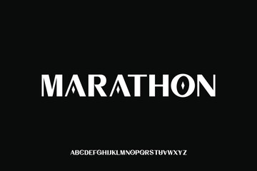 Display alphabet font vector design suitable for headline, poster, logo, magazine and many more