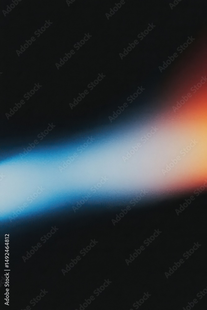 Aufkleber abstract blur of gradient light streak on black background creating movement and depth