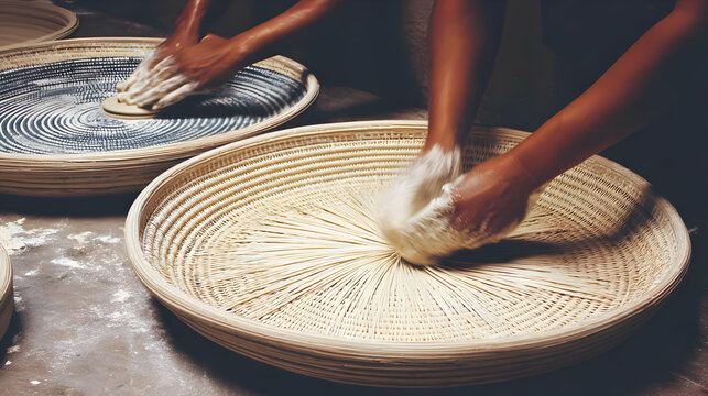 pottery and weaving techniques during a festival