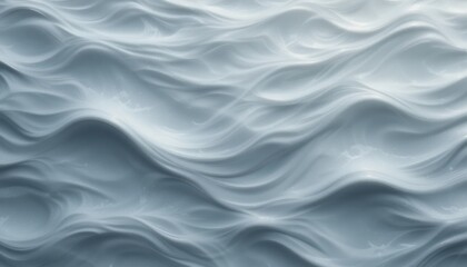 Obraz premium Serene Gray Waves Abstract Texture of Flowing Water, Calming and Tranquil Background Image