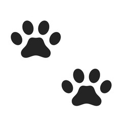 vector footprint of a cat