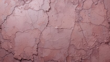 Obraz premium Rustic Mauve and Dusty Rose Textured Background Weathered Stucco Wall Texture