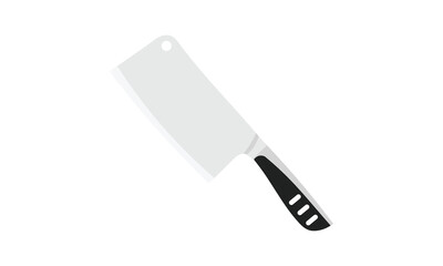 Chefs Professional Sharp Cleaver, Butcher's Knife, Sharp and modern cleaver knife illustration vector