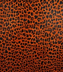 Fiery orange and black leopard print seamless texture ,  abstract,  leopard print