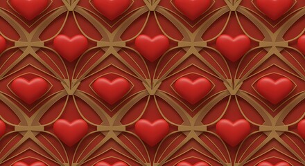 Crimson Lattice of Love