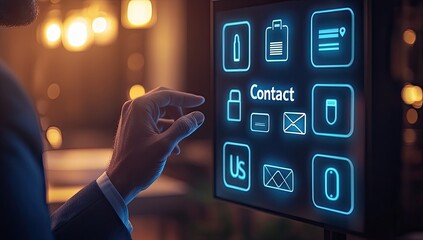 Interactive contact interface