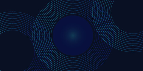 Abstract blue modern background with. Dynamic geometric shapes. Vector illustration.