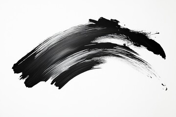 Abstract brushstroke paint splatter