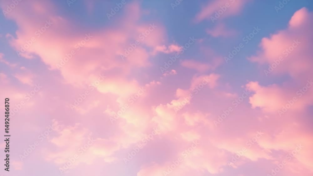 Aufkleber illuminated clouds a texture image of a soft dreamy gradient resembling a sky full of colorful cloud