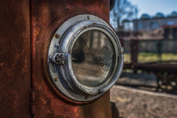 NARROW GAUGE DIESEL RAILCAR - An old and historic vehicle for transporting passengers