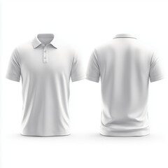 Blank White Polo Shirt Mockup , isolated on white background png