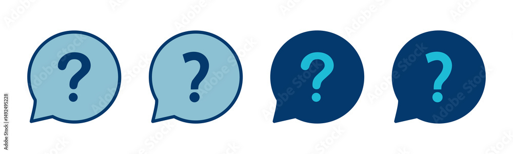 Poster question icon vector isolated on white background. question mark sign. help icon. faq