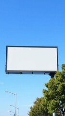 Obraz premium blank billboard on the road