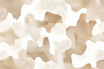 Abstract beige and white camouflage pattern