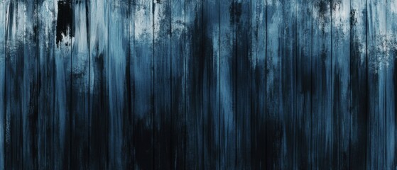 Dark Blue Painted Wood Texture Background Close Up Vertical Boards Grunge Style Abstract Backdrop Material Design
