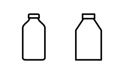 Bottle icon logo design. bottle sign and symbol