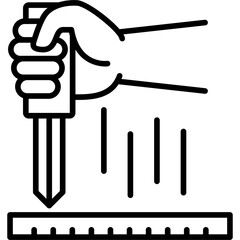 Knife Icon Vector Element