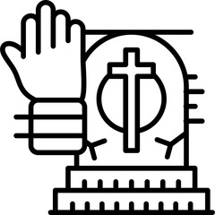 Living Dead Icon Vector Element