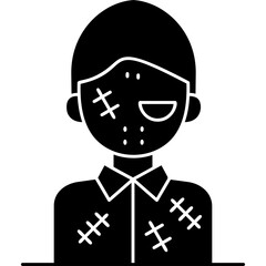 Zombie Icon Vector Element