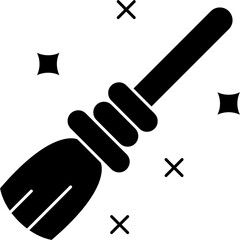 Broom Icon Vector Element