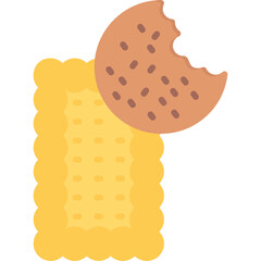 Biscuit Icon Vector Element