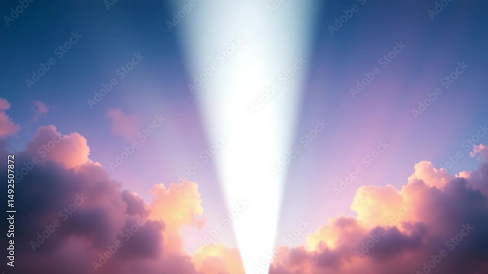 Aufkleber illuminated clouds a texture image of a soft dreamy gradient resembling a sky full of colorful cloud