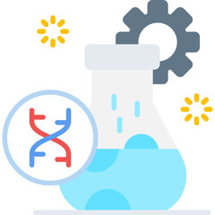 Flasks Icon Vector Element