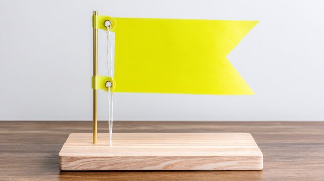 Flag erratic updates icon concept illustrating the challenge of tracking inconsistent repository changes in projects