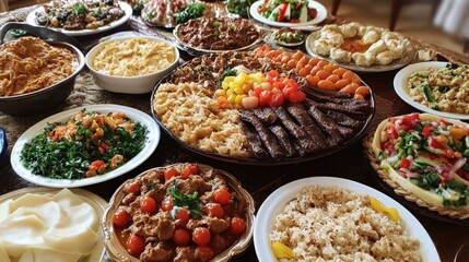 Diverse Meal Platter