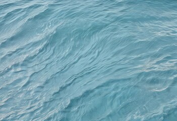 Obraz premium Subtle blue water wave pattern Calming abstract background texture , sea, graphics