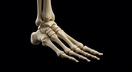 Foot X-Ray Showing Bone Structure
