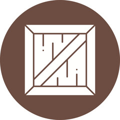 Crate icon vector image. Suitable for mobile apps, web apps and print media.