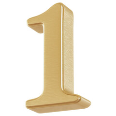 3D Golden Number 1