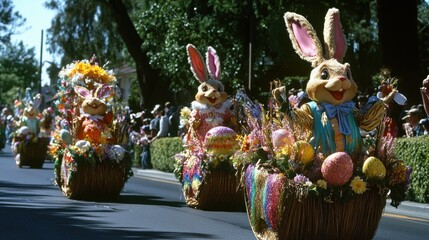Fototapeta premium Easter Parade Floats