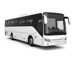 bus isolated on white background