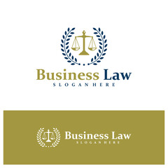 Law Firm logo design concept vector. Justice Logo Design Template. Creative Symbol. Icon