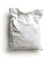 Folded white pillow