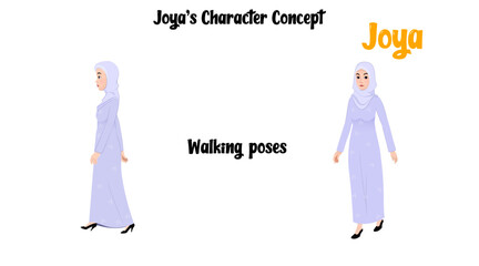 A cartoon woman walking clipart & illustration. Cartoon woman walking clipart.