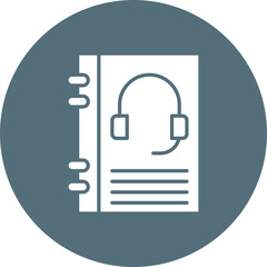 Fototapeta premium Notebook Support icon vector image. Suitable for mobile apps, web apps and print media.