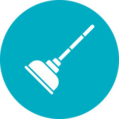 Plunger icon vector image. Suitable for mobile apps, web apps and print media.