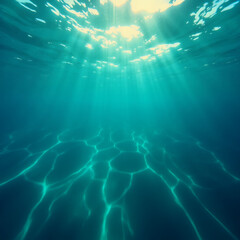 underwater view of the sea