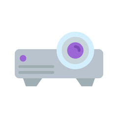 Fototapeta premium Projector icon vector image. Suitable for mobile apps, web apps and print media.